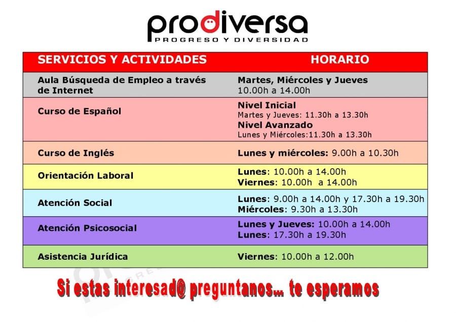 LUNES 13 DE ENERO VUELVE LA ACTIVIDAD EN NUESTRA SEDE