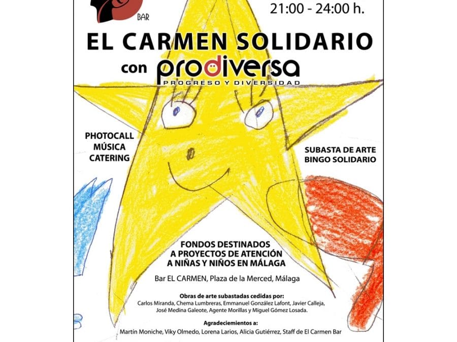 El Carmen Bar solidario con PRODIVERSA