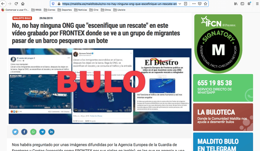 Pasar a la acción: cómo desenmascarar un bulo