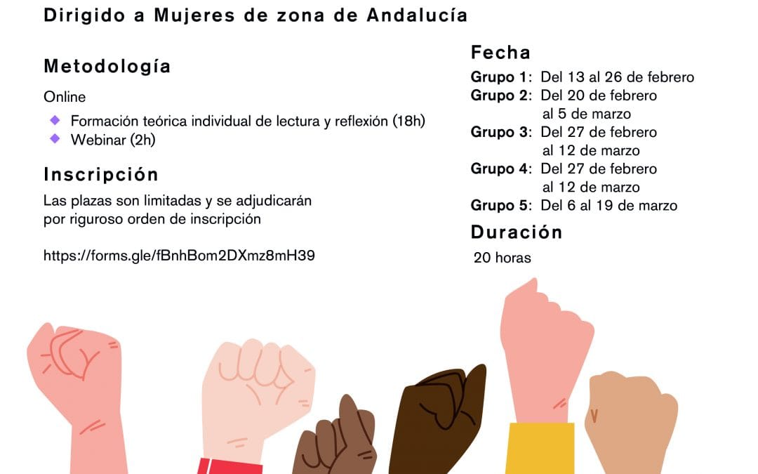 Inscripción abierta para la tercera edición de «Agentes de cambio frente a la violencia machista».