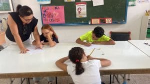Clase de refuerzo extraescolar