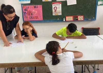 Clase de refuerzo extraescolar