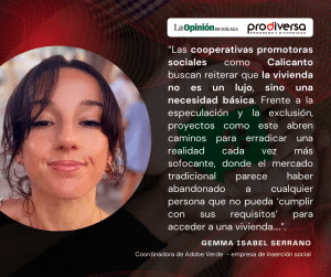 Calicanto: cooperativa promotora social de vivienda