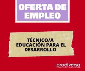 oferta de empleo técnico-técnica Prodiversa