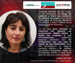 Yamile Ritter - La Opinión de Málaga- La Mitad del Cielo - Prodiversa