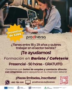 Curso de barista Integrales Jóvenes